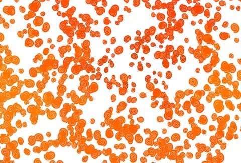 Light Orange vector pattern with lamp shapes. Stock Illustration