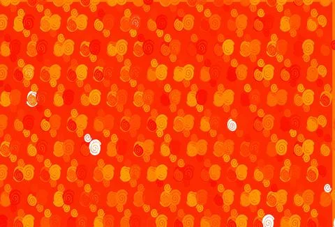 Light Orange vector pattern with lamp shapes. Stock Illustration