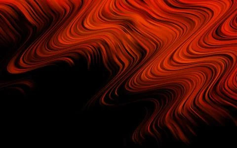 Light Orange vector pattern with lava shapes. Stock Illustration