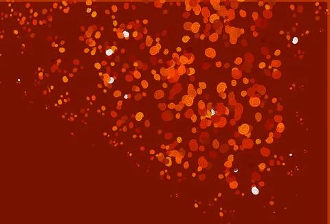 Light Orange vector pattern with lava shapes. Stock Illustration
