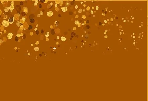 Light Orange vector pattern with lava shapes. Stock Illustration