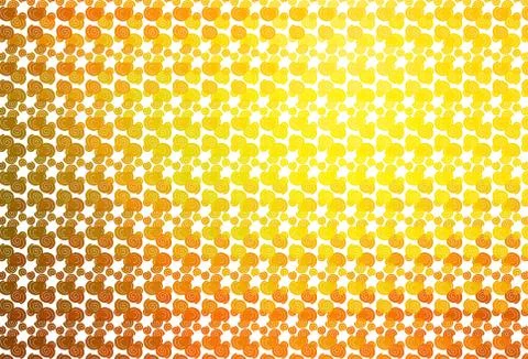 Light Orange vector pattern with liquid shapes. Stockillustratie