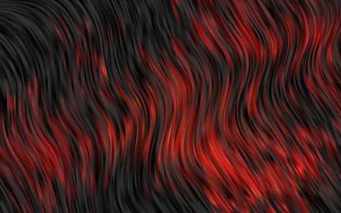 Light Orange vector pattern with liquid shapes. Illustrazione stock