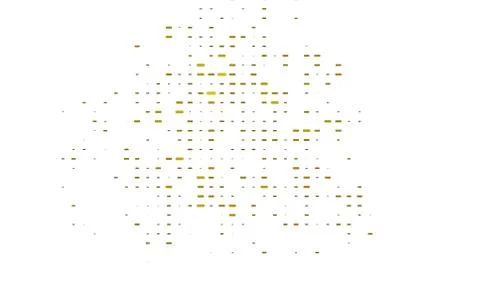 Light Orange vector pattern with narrow lines. Stock Illustration