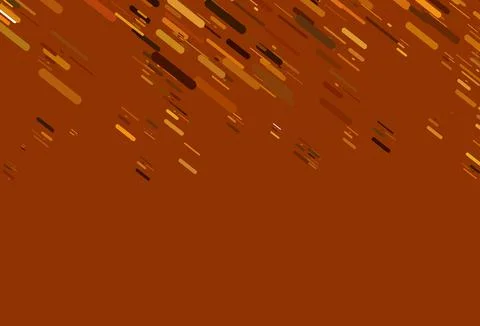 Light Orange vector pattern with narrow lines. Stock Illustration