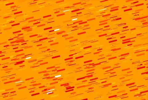 Light Orange vector pattern with narrow lines. Stock Illustration