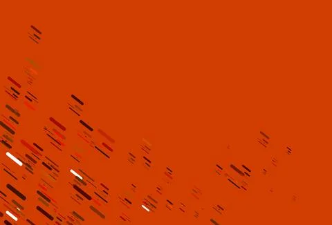 Light Orange vector pattern with narrow lines. Stock Illustration