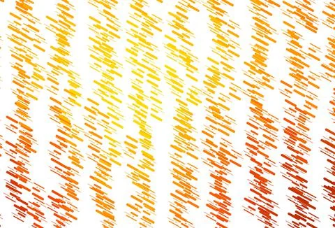Light Orange vector pattern with narrow lines. Stock Illustration