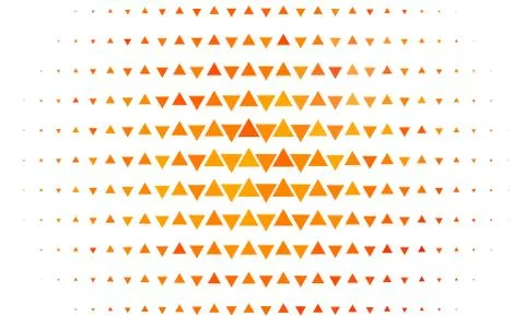 Light Orange vector pattern in polygonal style. Stock Illustration