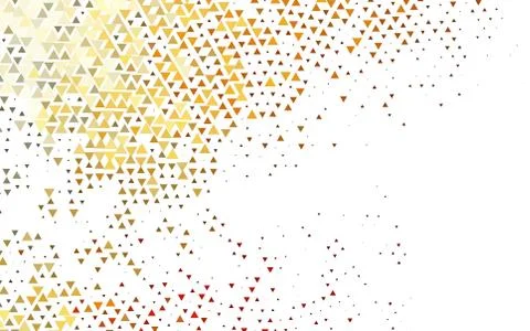 Light Orange vector pattern in polygonal style. Stockillustratie