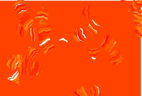 Light Orange vector pattern in polygonal style with circles. 스톡 일러스트