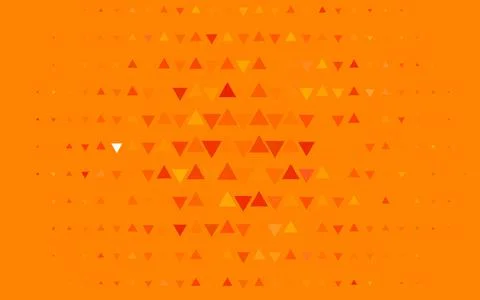 Light Orange vector pattern in polygonal style. Stock Illustration