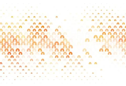 Light Orange vector pattern with rainbow elements. Illustrazione stock