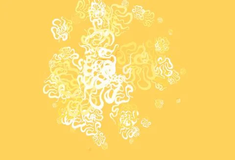 Light Orange vector pattern with random forms. 스톡 일러스트