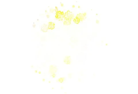 Light Orange vector pattern with random forms. 스톡 일러스트