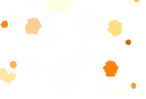 Light Orange vector pattern with random forms. 스톡 일러스트