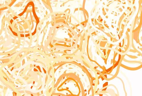 Light Orange vector pattern with random forms. 스톡 일러스트