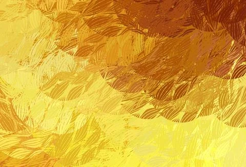 Light Orange vector pattern with random forms. Illustrazione stock