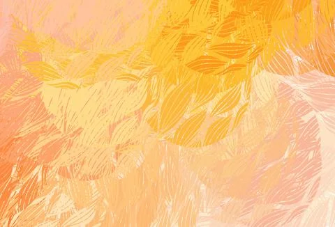 Light Orange vector pattern with random forms. Stock Illustration