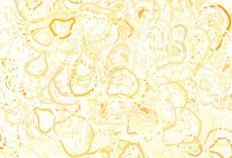 Light Orange vector pattern with random forms. Illustrazione stock