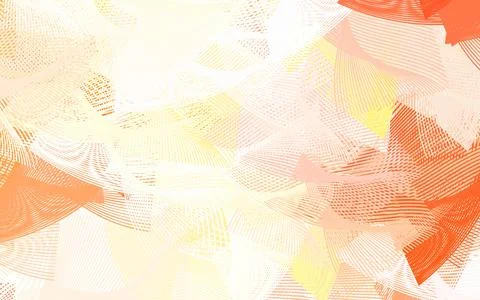 Light Orange vector pattern with random forms. Stock Illustration