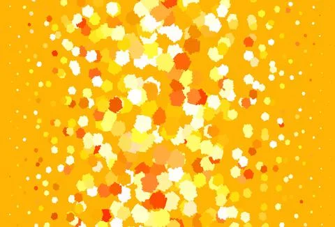Light Orange vector pattern with random forms. Illustrazione stock