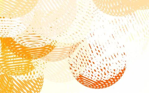 Light Orange vector pattern with random forms. 스톡 일러스트