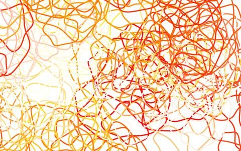 Light Orange vector pattern with random forms. 스톡 일러스트