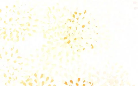 Light Orange vector pattern with random forms. Illustrazione stock