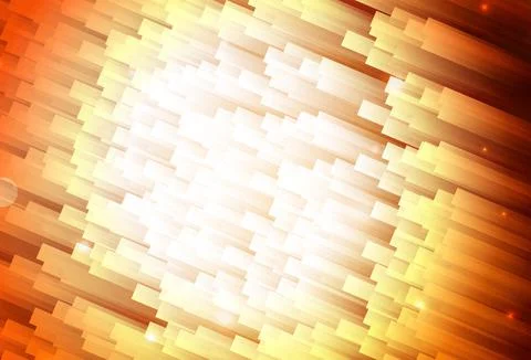 Light Orange vector pattern with sharp lines. Stock Illustration