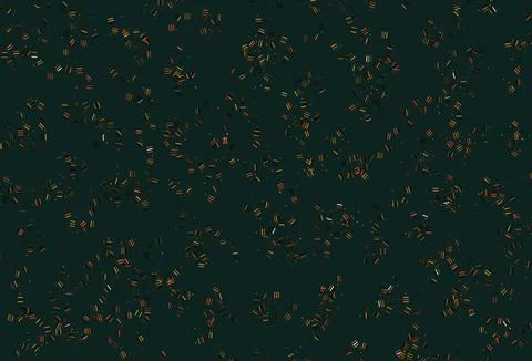 Light Orange vector pattern with sharp lines, dots. 스톡 일러스트