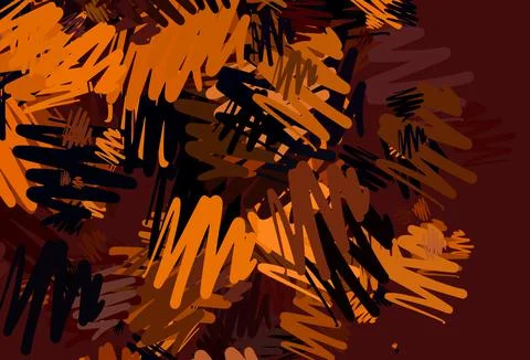 Light Orange vector pattern with sharp lines. Stock Illustration