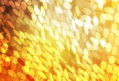 Light Orange vector pattern with spheres. Illustrazione stock