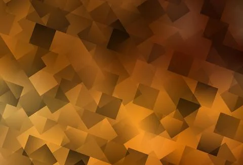 Light Orange vector pattern in square style. Illustrazione stock