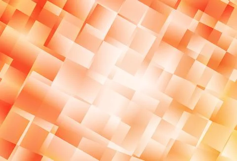Light Orange vector pattern in square style. 스톡 일러스트
