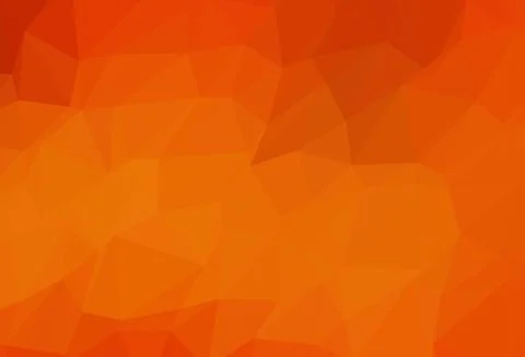 Light Orange vector polygon abstract backdrop. Stock Illustration