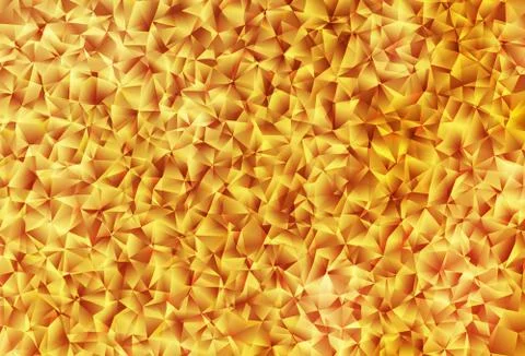 Light Orange vector polygon abstract background. Stock Illustration