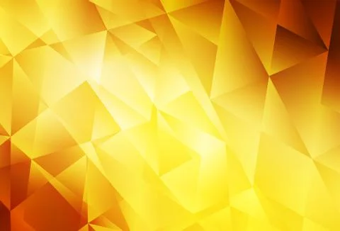 Light Orange vector polygonal pattern. イラスト素材