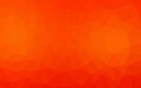 Light Orange vector polygonal pattern. 스톡 일러스트