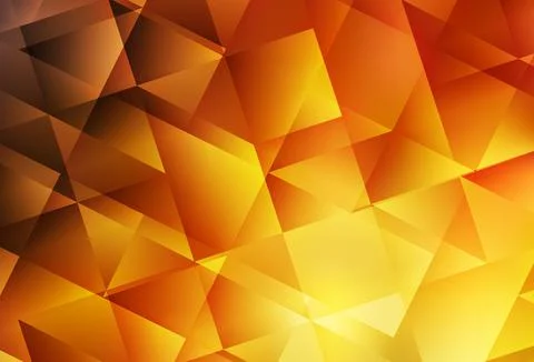 Light Orange vector polygonal pattern. イラスト素材