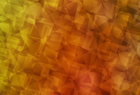 Light Orange vector polygonal pattern. Illustrazione stock