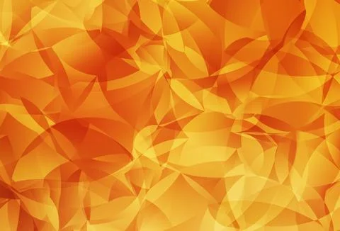 Light Orange vector polygonal pattern. Illustrazione stock