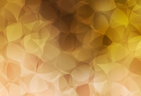 Light Orange vector polygonal template. Stock Illustration