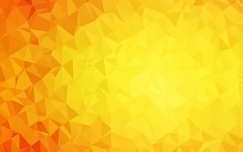 Light Orange vector shining triangular background. 스톡 일러스트