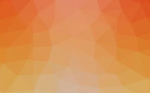 Light Orange vector shining triangular pattern. Stock Illustration