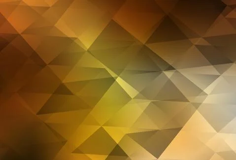 Light Orange vector shining triangular background. Stock Illustration