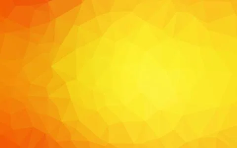 Light Orange vector shining triangular template. 스톡 일러스트