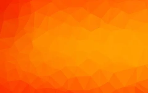 Light Orange vector shining triangular pattern. Stock Illustration