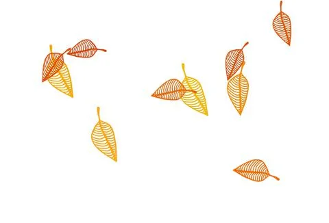 Light Orange vector sketch backdrop. Stock-Illustration