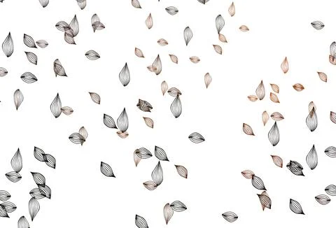 Light Orange vector sketch pattern. Illustrazione stock
